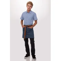 Chef Works® BERKELEY Bistroschürze inkl. Taillenband, Mittelblau