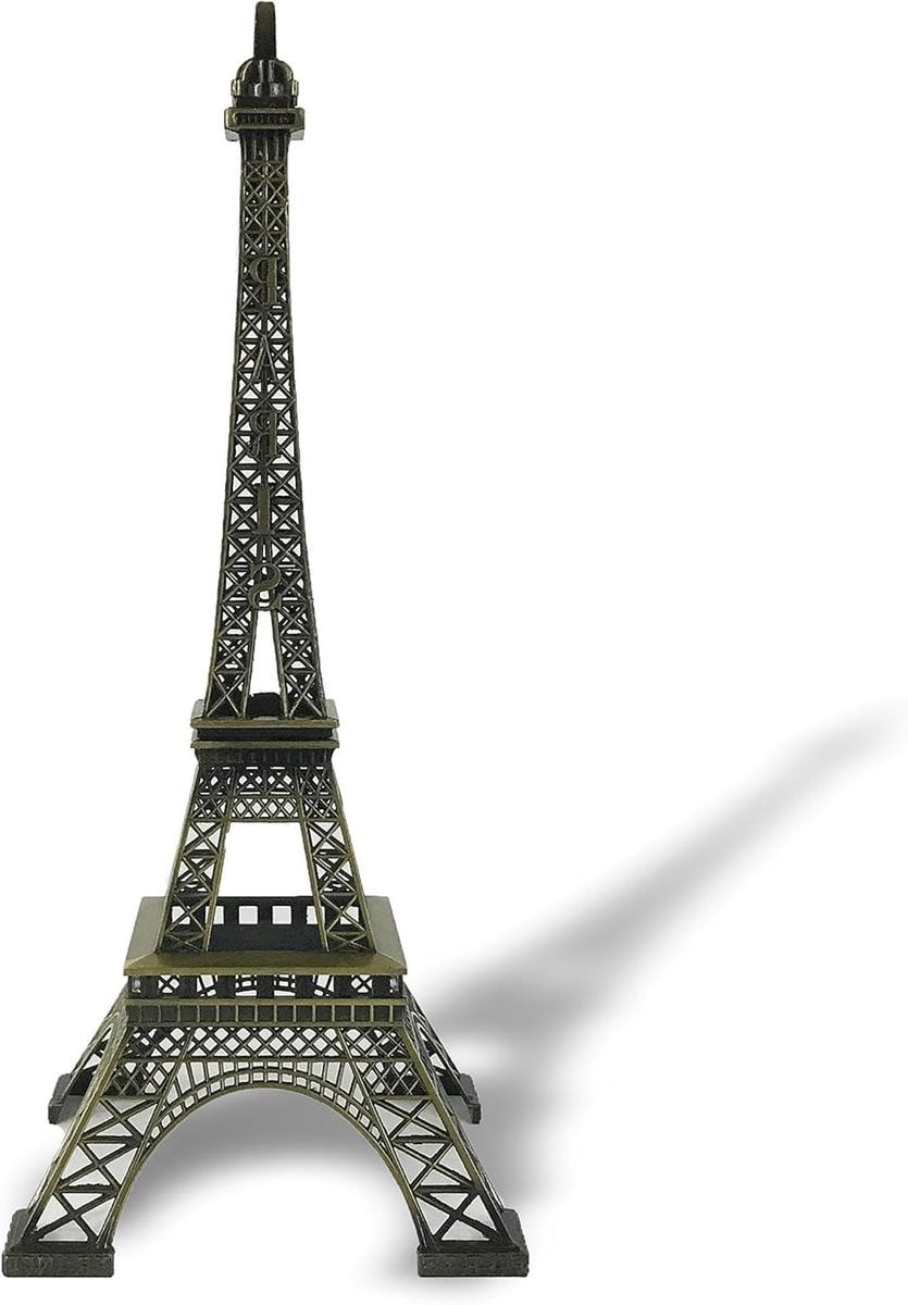 Eiffeltoren Standbeeld Decoratie Brons Metaallegering Hoogte: 48 cm