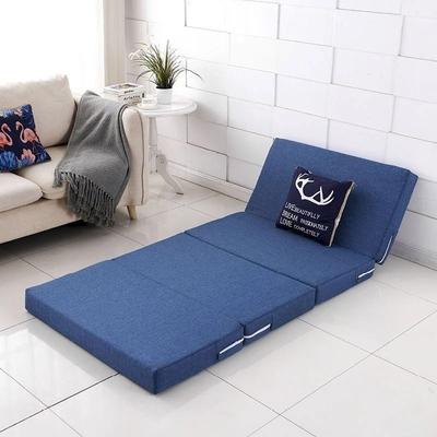 Uplift Essentials Portable Folding Floor Mattress Sleeping Mat blue l