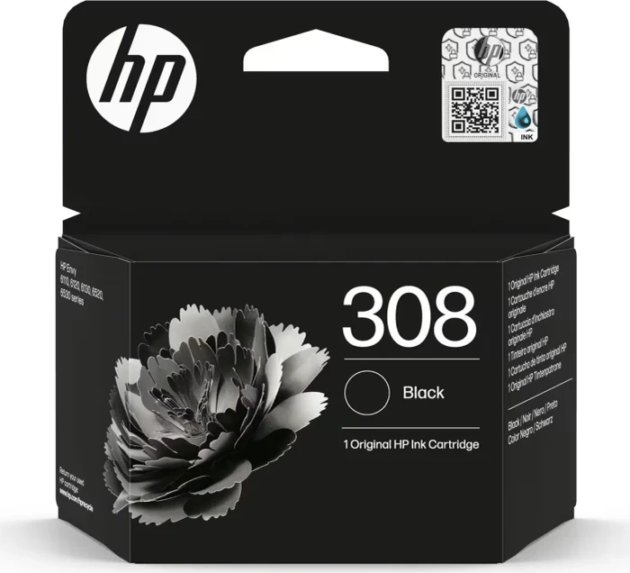HP 308 BLACK ORIGINAL INK