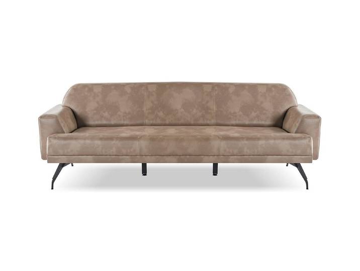 JVmoebel 3-Sitzer Sofa Modern Minimalistisch 3-Sitzer Schlichte Formen Beige, 1 Teile, Made in Europa