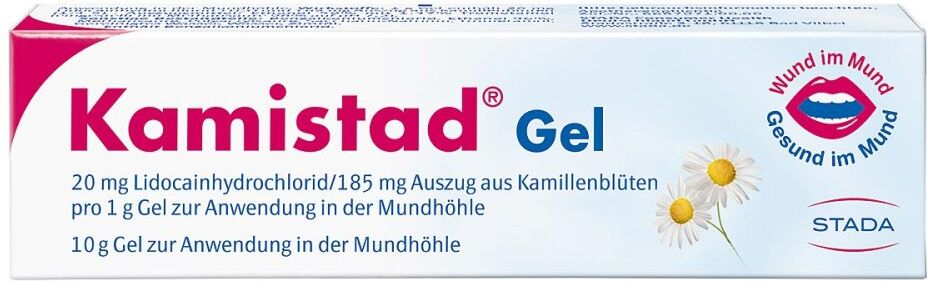 Kamistad Gel bei Zahnfleischentzündungen und Aphten