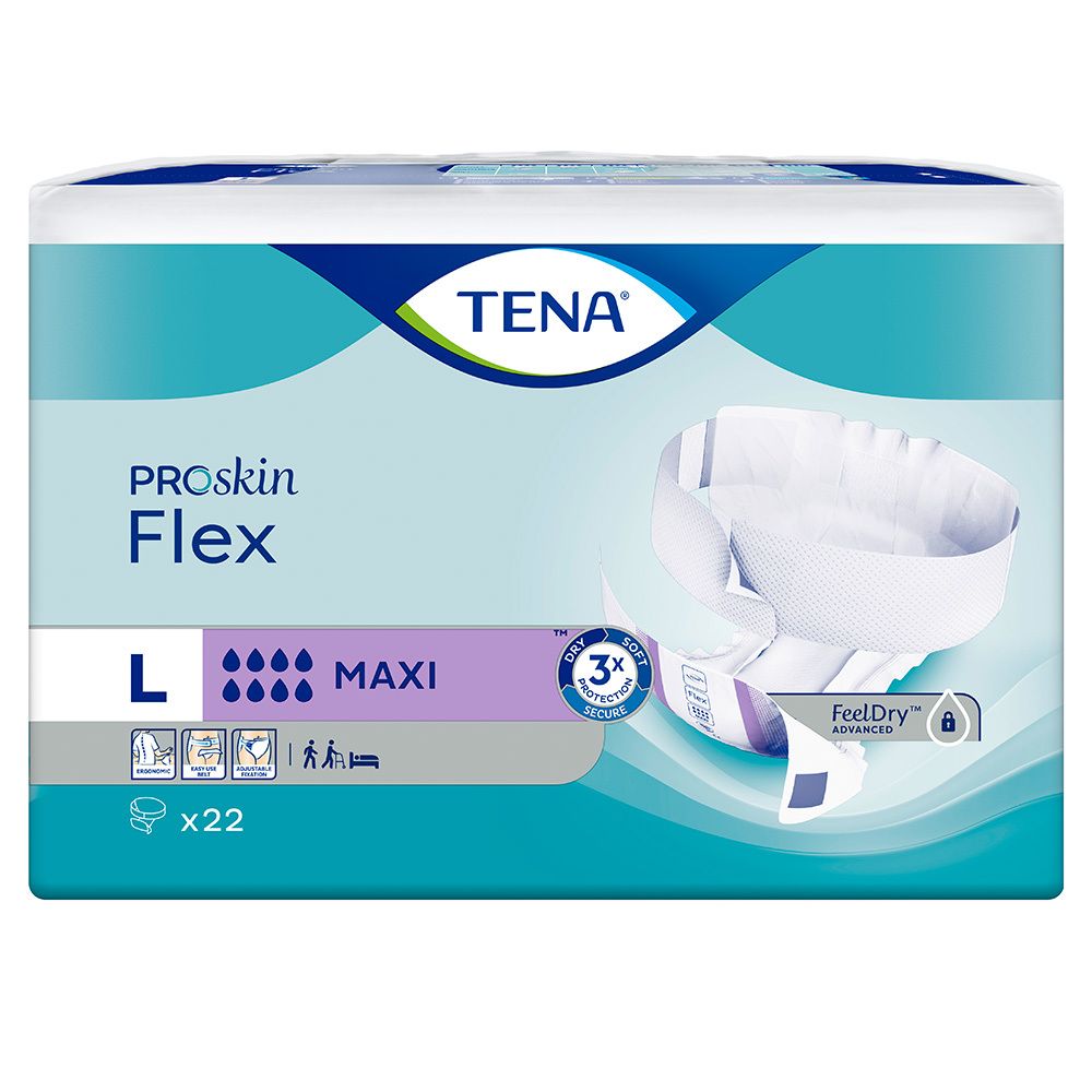 Tena Flex maxi L 3x22 St Windeln
