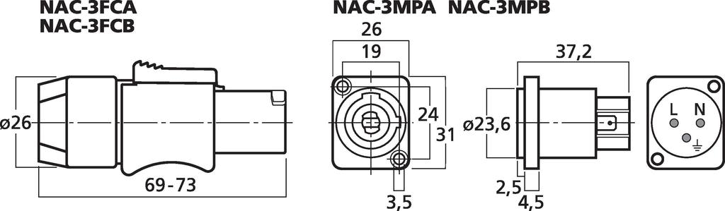 MONACOR NAC-3FCA