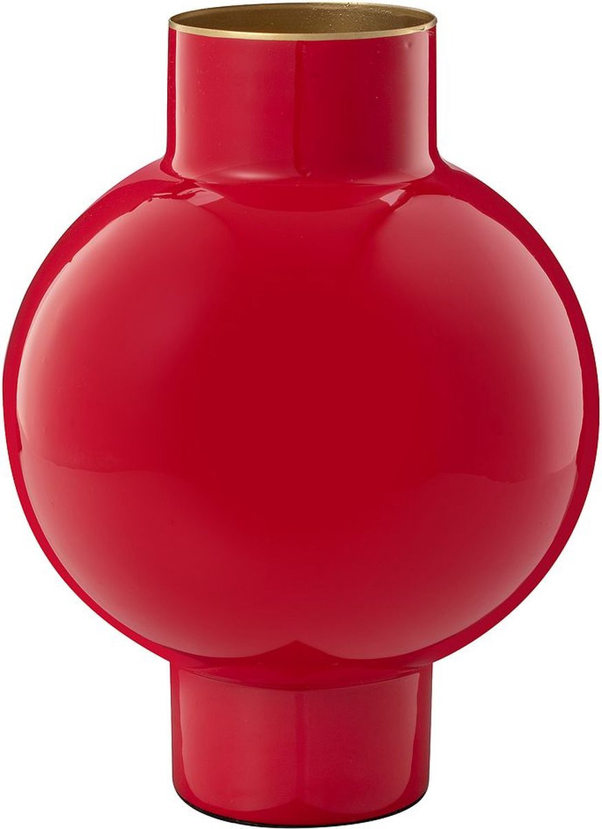 Pip Studio Vaas IJzer Rood H 24 cm B 18 cm