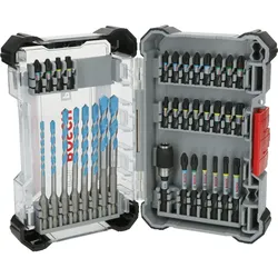 Bosch PRO Impact Schrauberbits und Multi Construction Bohrer Mixed, 35-teiliges Set - 2608522518