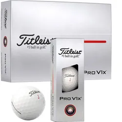 Titleist Pro V1x Golfball 12er Packung weiss