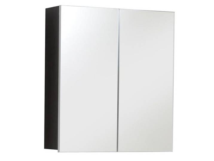 trendteam Badezimmerspiegelschrank Line/Skin Spiegelschrank Badspiegel Spiegel in Rauchsilber 60 x 67 x 18 cm