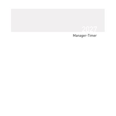 Buchkalender Manager-Timer Einlage 2027