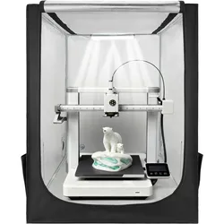 VEVOR 3D-Druckergehäuse Druckerzelt (70x75x90 cm), staubdichte & wasserfeste Schutzhülle mit konstanter Temperatur & LED-Beleuchtung, kompatibel mit gängigen Modellen von Creality/ELEGOO/Anycubic