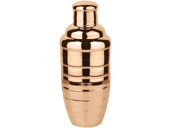 Cocktailshaker Cocktail kupfer Chromnickelstahl H 20.5 cm 0.5 l