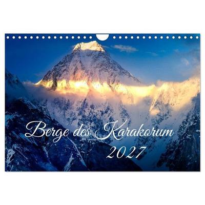 Berge des Karakorum (Wandkalender 2027 DIN A4 quer), CALVENDO Monatskalender