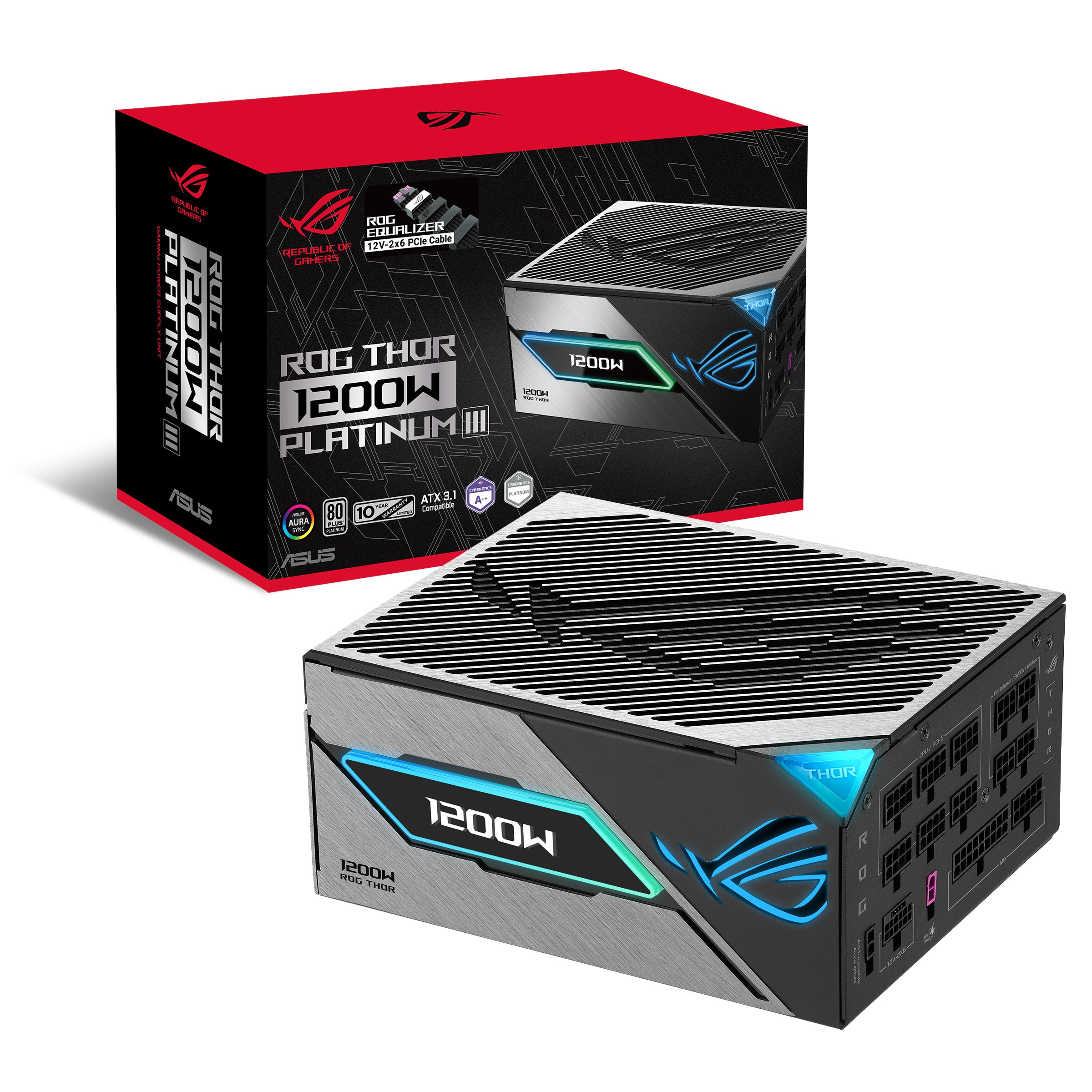 ASUS ROG Thor Platinum 1200P3 1200W Platinum Gaming Netzteil Modular PCIe5.1 90YE00V7-B0NA00