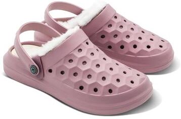 Women's Varsity Lined Clog by Joybees in Pink (Size 5 M)