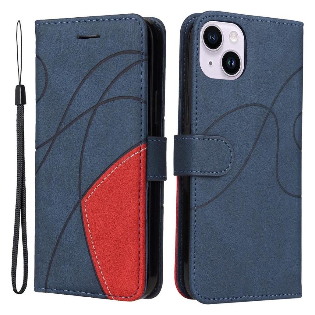 Cover-Discount iPhone 15 Plus - Dual-color Etui Hülle blau (Apple iPhone 15 Plus) (660144675C)