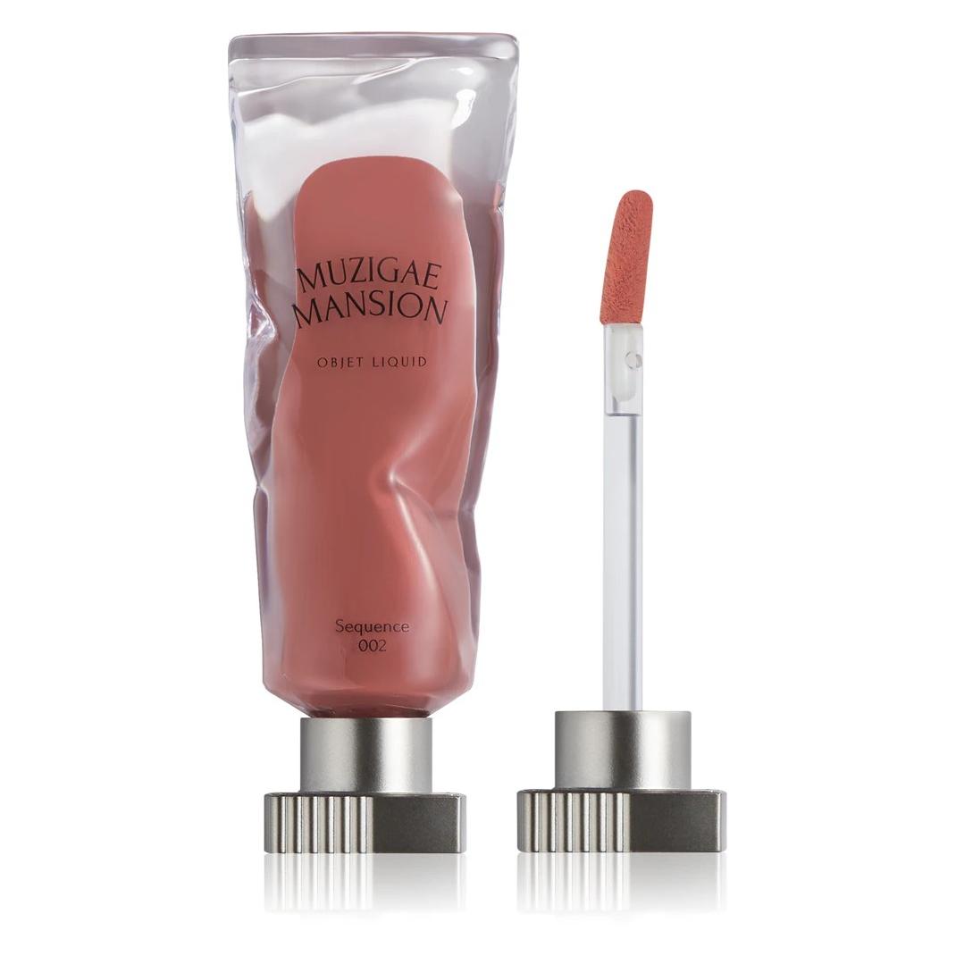 Muzigae Mansion Objet Lip Stain Unique Paint Tube Design Velvet Matte Tint Long-Lasting (Nude) (8809836581224)