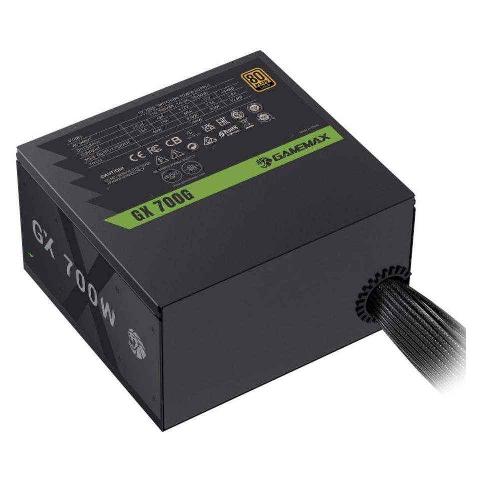 GameMax | PSU | GX 700G | 700W | Gold | Non-Modular (700 W) (GX 700G)