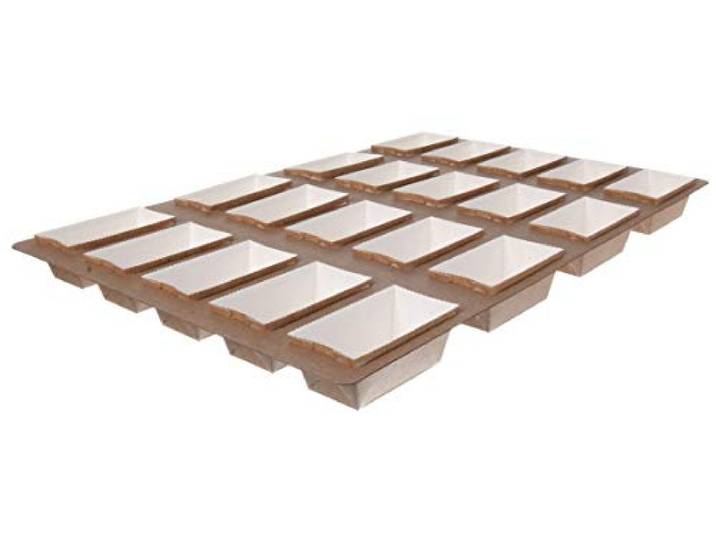 Pro DP 45 Einweg Backtrays Einmal Backbleche Einwegbackformen Papier für je 20 Minikuchen (900 Stück)