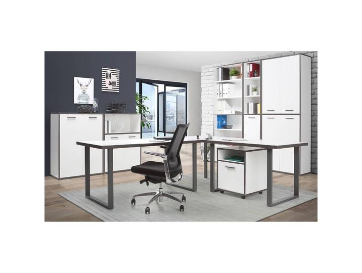 Büroset I 7-teilig Weiß
