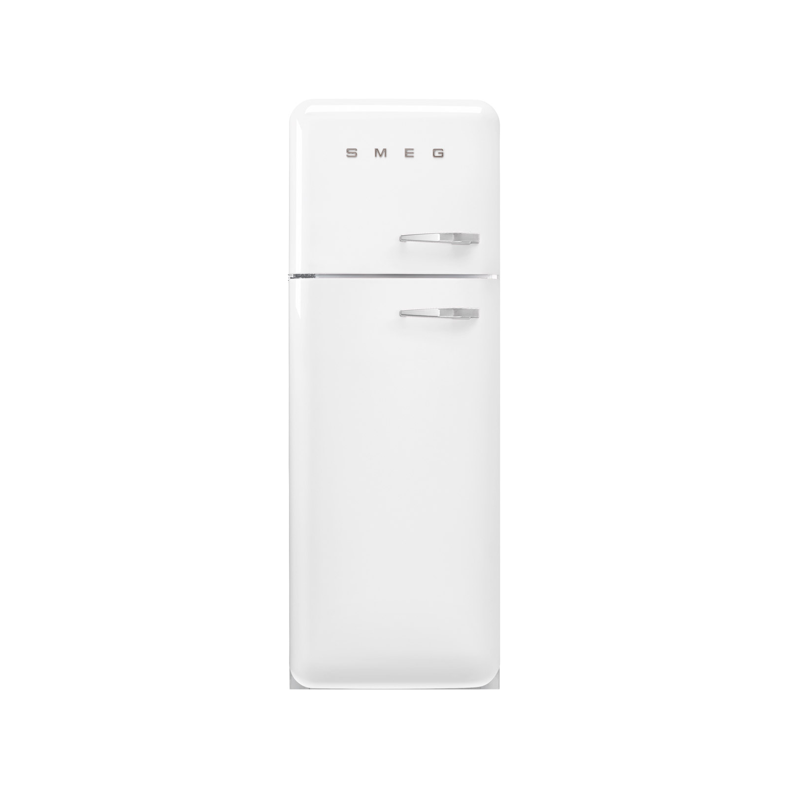 Smeg FAB30LWH5 Freistehende KÃ1/4hl-/Gefrierkombi, 2 TÃ1/4ren, Weiß, 222 l Nutzinhalt KÃ1/4hlteil, 72 l Nutzinhalt Gefrierteil, 60,1 cm Breite, 4 Sterne, 37 dB Geräuschemissionen, Inverter-Motor
