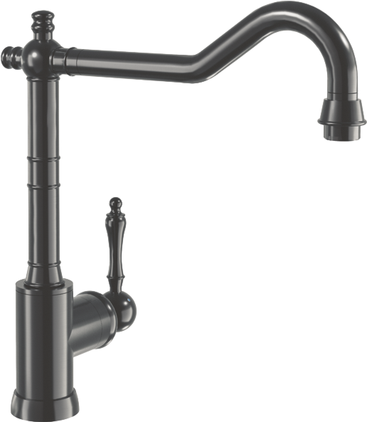 Villeroy und Boch Küchenarmatur Avia 2.0 92400005 11,2 l/min, flexible Anschlussschläuche, Anthracite