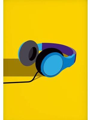 Uplifted Finds Pop Art Retro 80s Cassette Tape Music Canvas Vintage Wall Decoration 50 X 70 Cm Unframed e