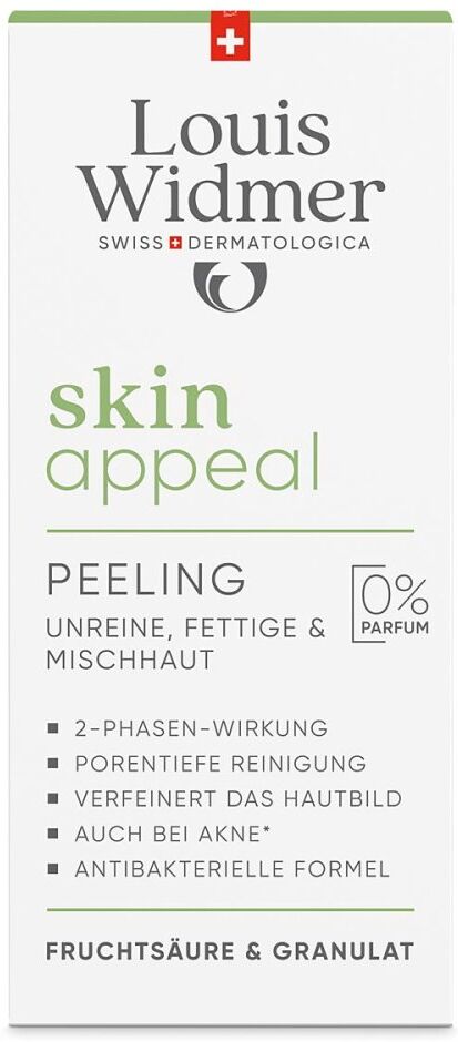 Louis Widmer skinappeal Peeling unparfümiert