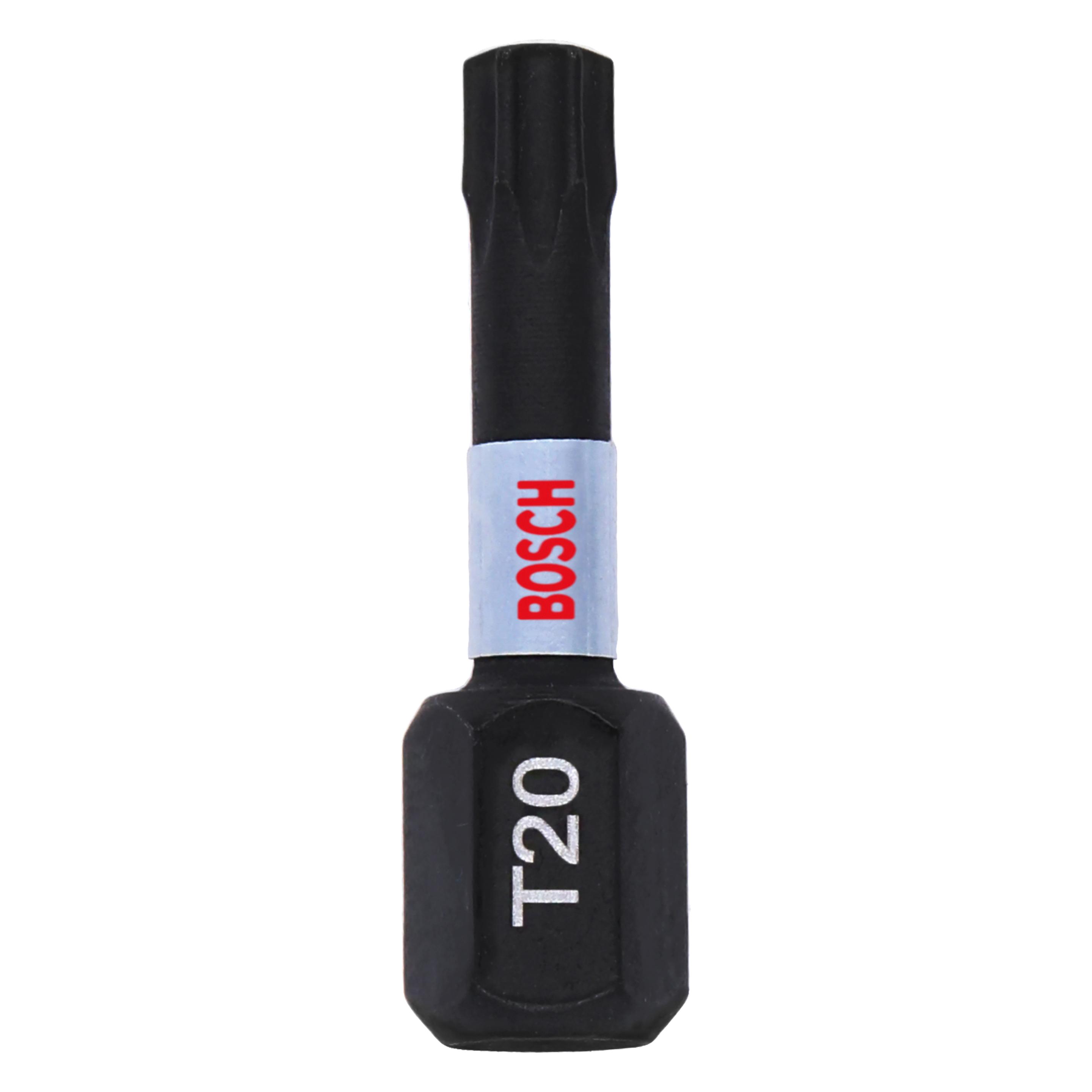 Bosch Professional Zubehör PRO Torx Impact Bit, T20, 25 mm, 2-tlg. (2608522474)