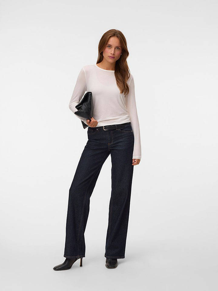 Vero Moda Longsleeve in Weiß - M