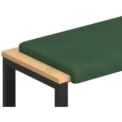 vidaXL Bankkissen Cord Dunkelgrün Tiefe 35 cm