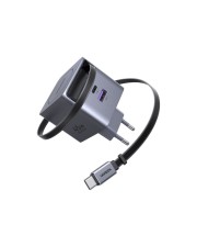 Ugreen X614 45W GaN Fast Charger 1x USB-C USB-A ausziehbares (65822)
