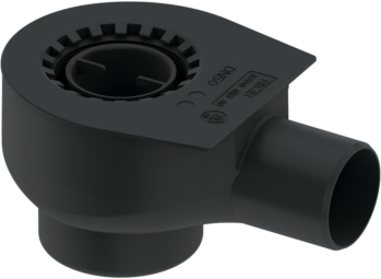 TECE Drainline 650001 Ablauf   DN 50, Norm, Auslauf seitlich 0,8 l/s