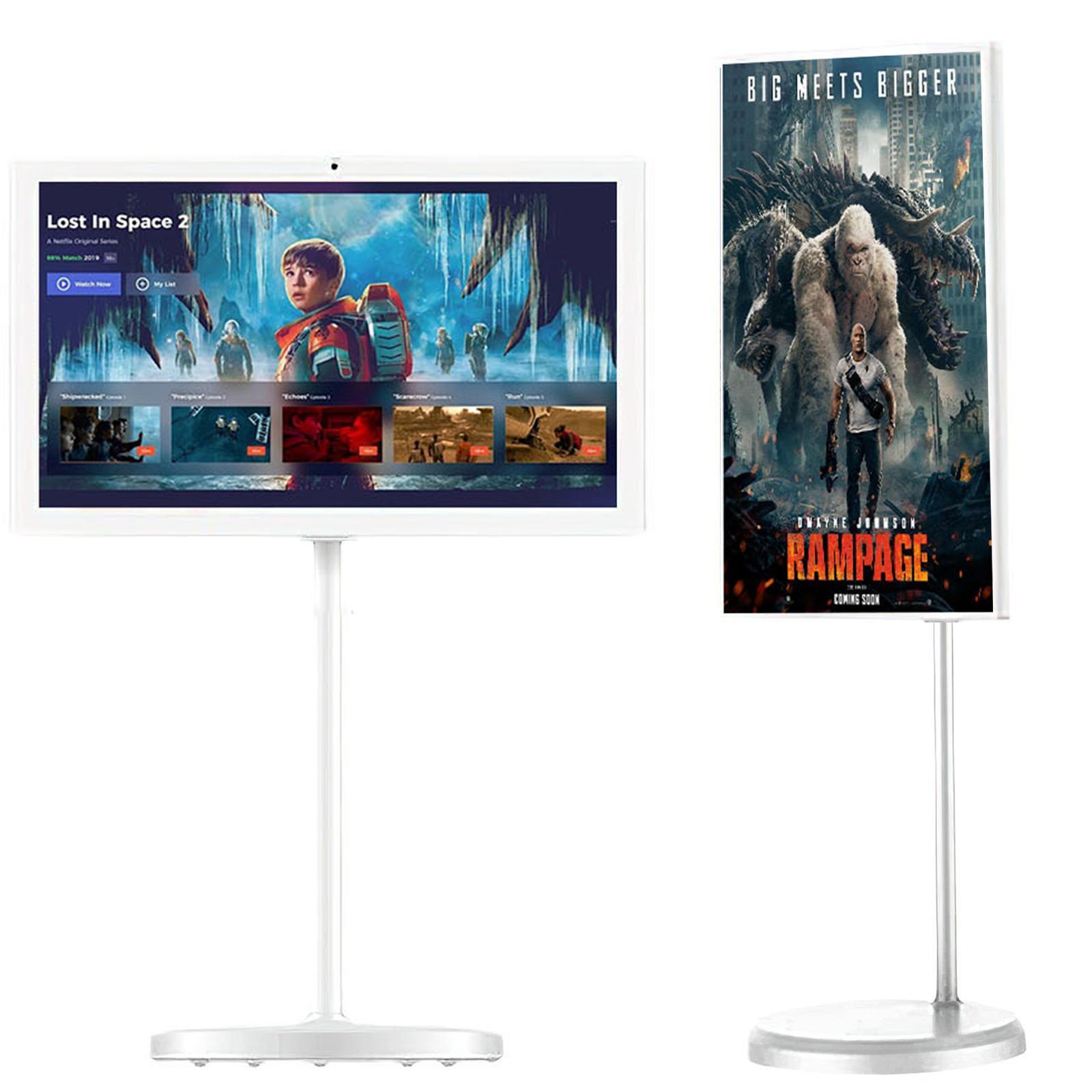 ZELURXX Tragbares 32-Zoll-Smart-Display mit Akku für Home-Office & Entertainment