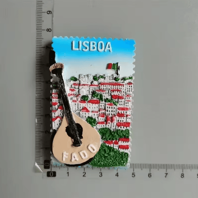 Inspire Picks Portugal Souvenir Fridge Magnets Lisbon Tram & Porto Travel Collection 5