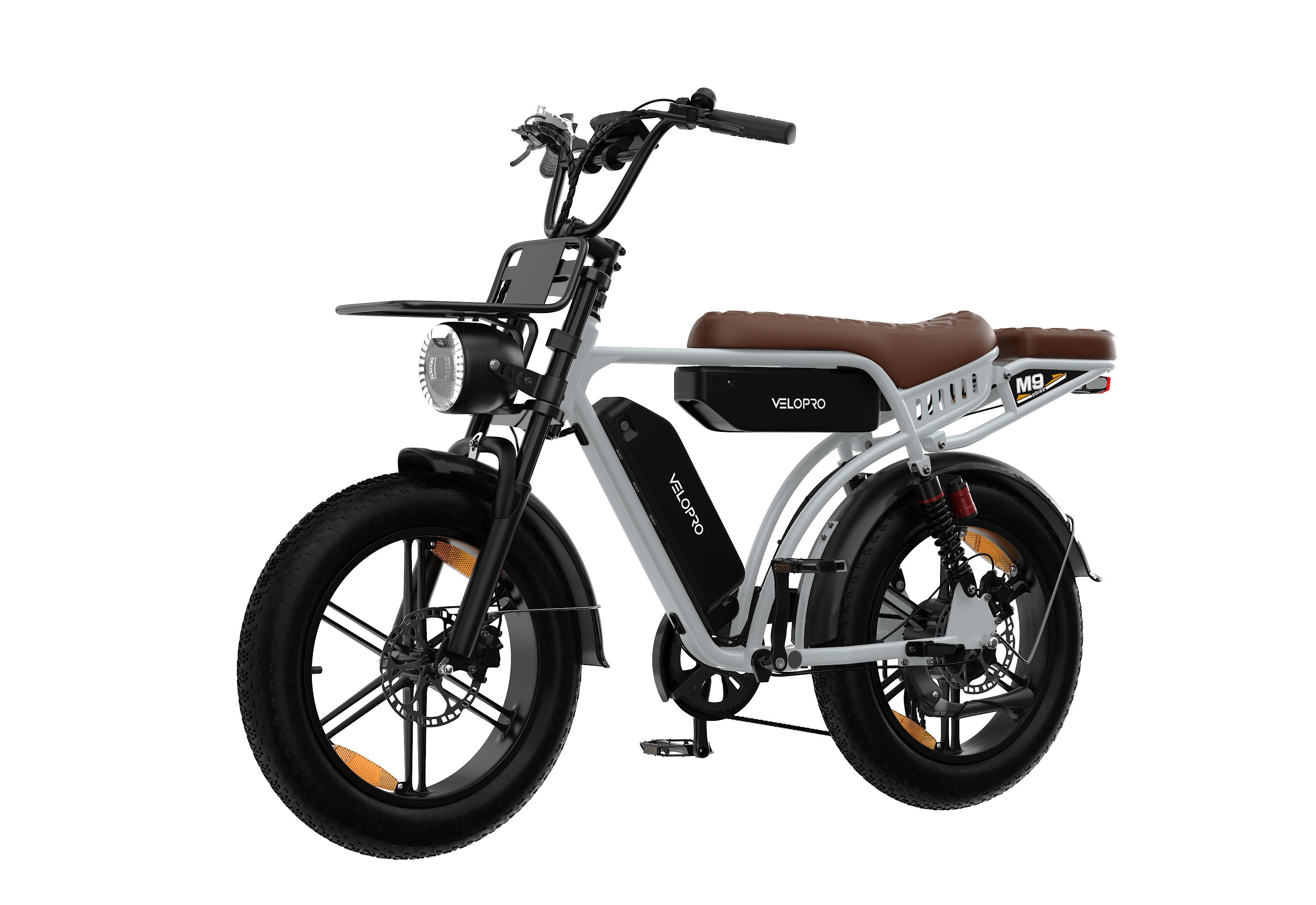 VELOPRO M9 E-Bike 48V 17,5Ah Akku (100km), 250W Heckmotor, Shimano 7-Gang
