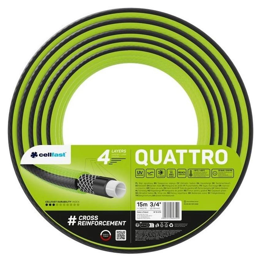 Cellfast Tuinslang Quattro 3/4 inch 15 meter C 10-074