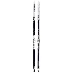 FISCHER Langlaufskier "Ultralite Crown" inkl. Bindung "Control Step-In IFP", Größe 189 in Schwarz Schwarz