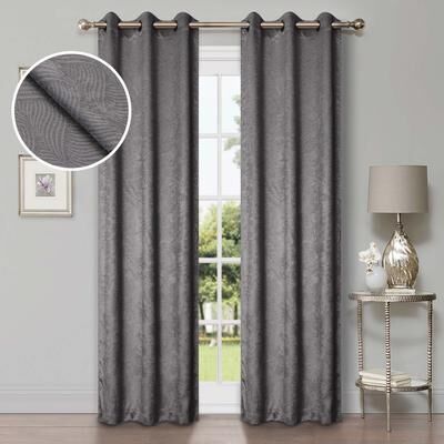 Superior Wave Washable Room Darkening Curtains, Set of 2 Panels