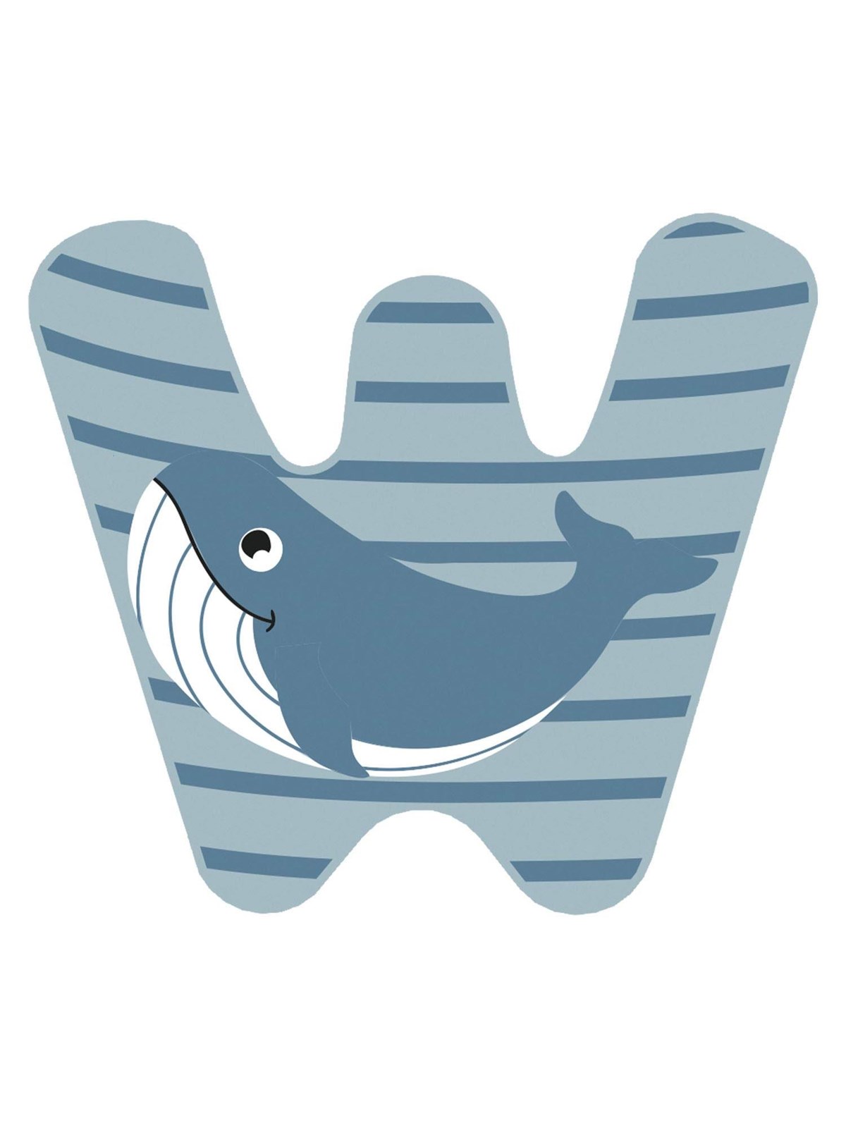 Small Foot - Wooden Animal Children's Letter - W