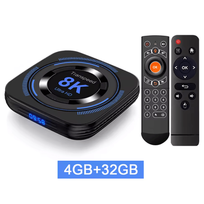 Transpeed Android TV Box With 8K Support And Dual WiFi Streaming 4gb32gb3