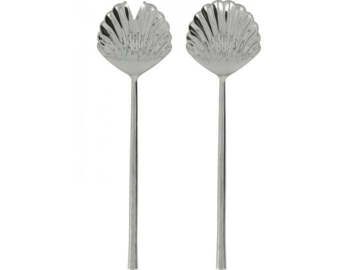 Service à salade en inox fan