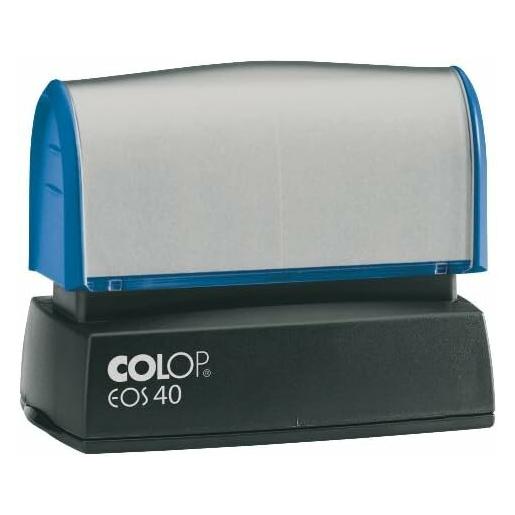 Colop Textstempel, individualisierbar EOS 40 selbstfärbend blau, schwarz, rot (137505)