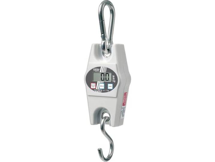 KERN HCB 200K500 Hangweegschaal (weegbereik 200 kg, afleesbaarheid 500 g, hold-functie, universele weegschaal, voor controlewegen bij ontvangst/uitgang)