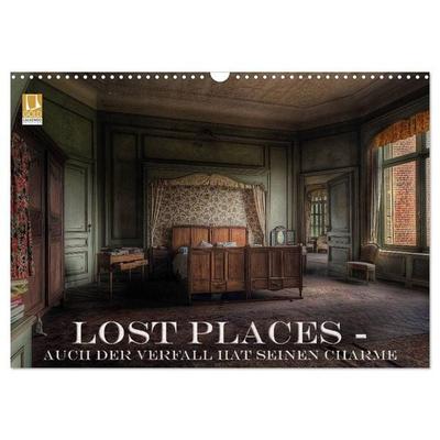 Lost Places - Auch der Verfall hat seinen Charme (Wandkalender 2027 DIN A3 quer), CALVENDO Monatskalender