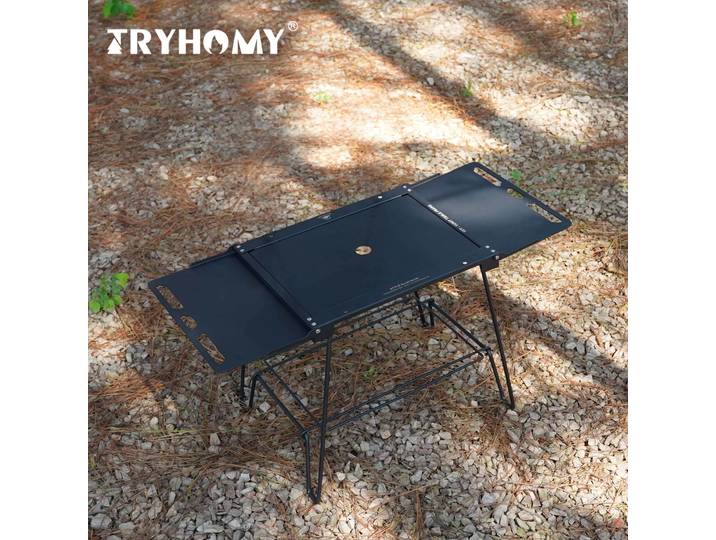 Camping IGT Table cuisinière Table Portable IGT poêle support de bureau en alliage d'aluminium Igt 1 unité brasero cuisinière support accessoires cuisine