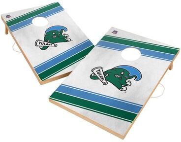 Skip's Garage Tulane University Green Wave 2x4 Tailgate Cornhole Boards