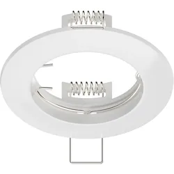 ledscom.de Deckeneinbaurahmen CIRC, rund, weiß glänzend