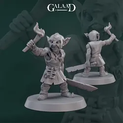 Goblin Barbarian with Torch von Galaad Miniatures aus Goblins #2 Release