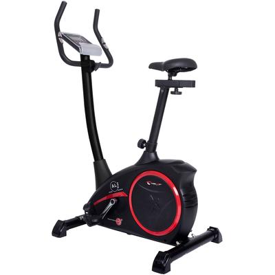Ergometer CHRISTOPEIT SPORT "AL 2" Gr. 1, schwarz, Heimtrainer, ohne Unterlegmatte, 150 kg max. Benutzergewicht, Fahrrad, 24 Widerstandsstufen, B:59cm H:134cm L:96cm