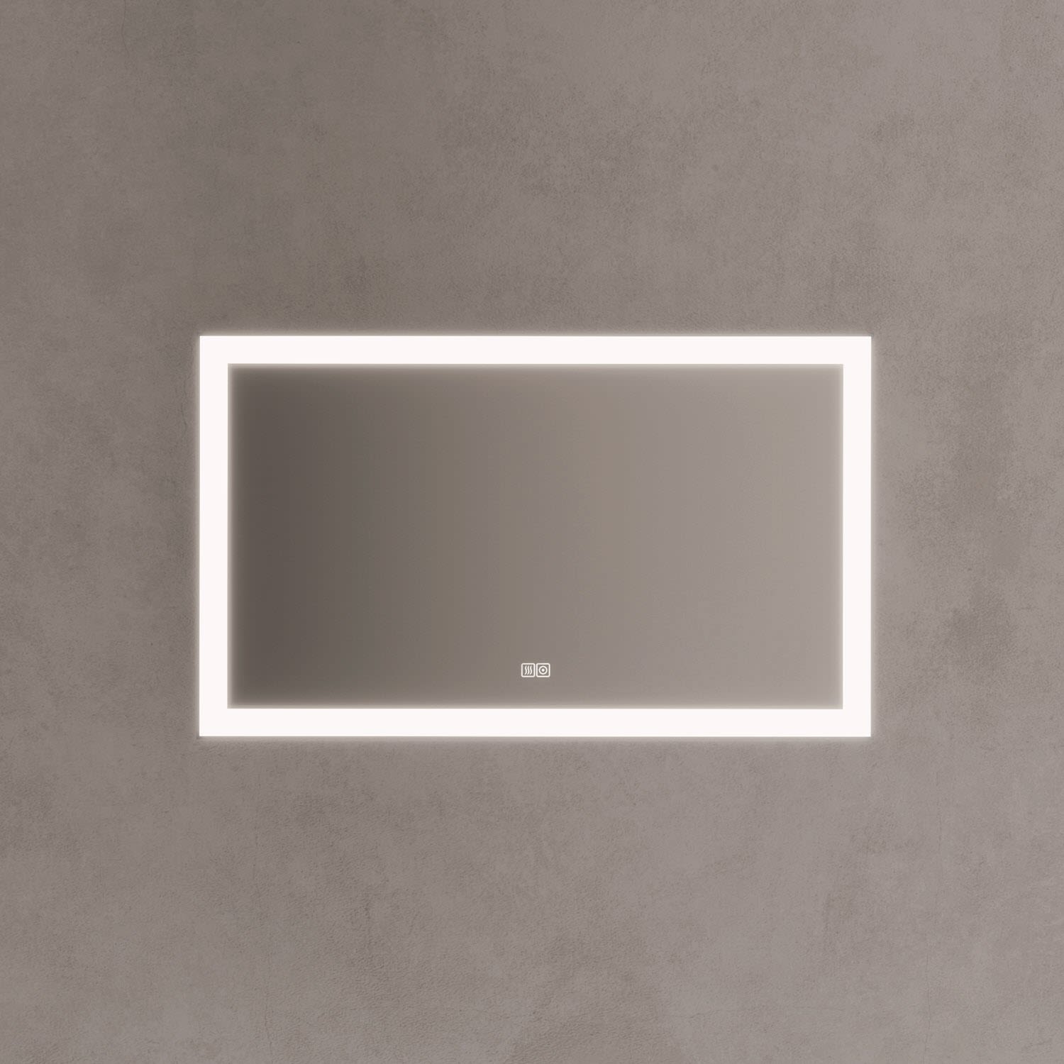 Kronenbach Day bathroom mirror 100x60 LED dimmable anti-fog